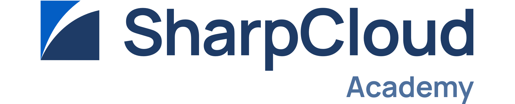 Sharpcloud Academy logo - Cropped
