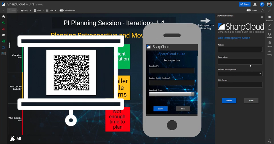 SharpCloud Jira video